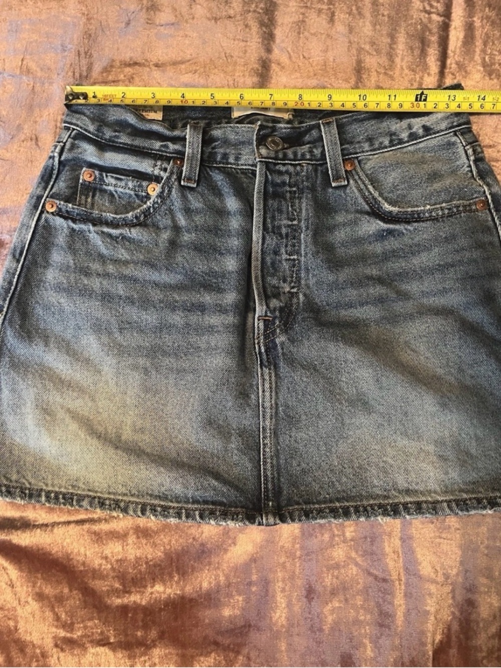 Levi’s Classic Blue Denim Skirt - Casual A-Line